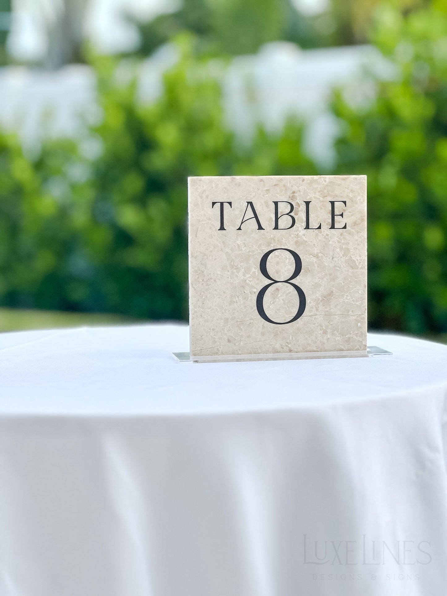 Marble Stone Table Numbers | Wedding Unique Signage | Custom Layered Decor | Table Numbers | Tablescape Decor | Natural Marble Travertine