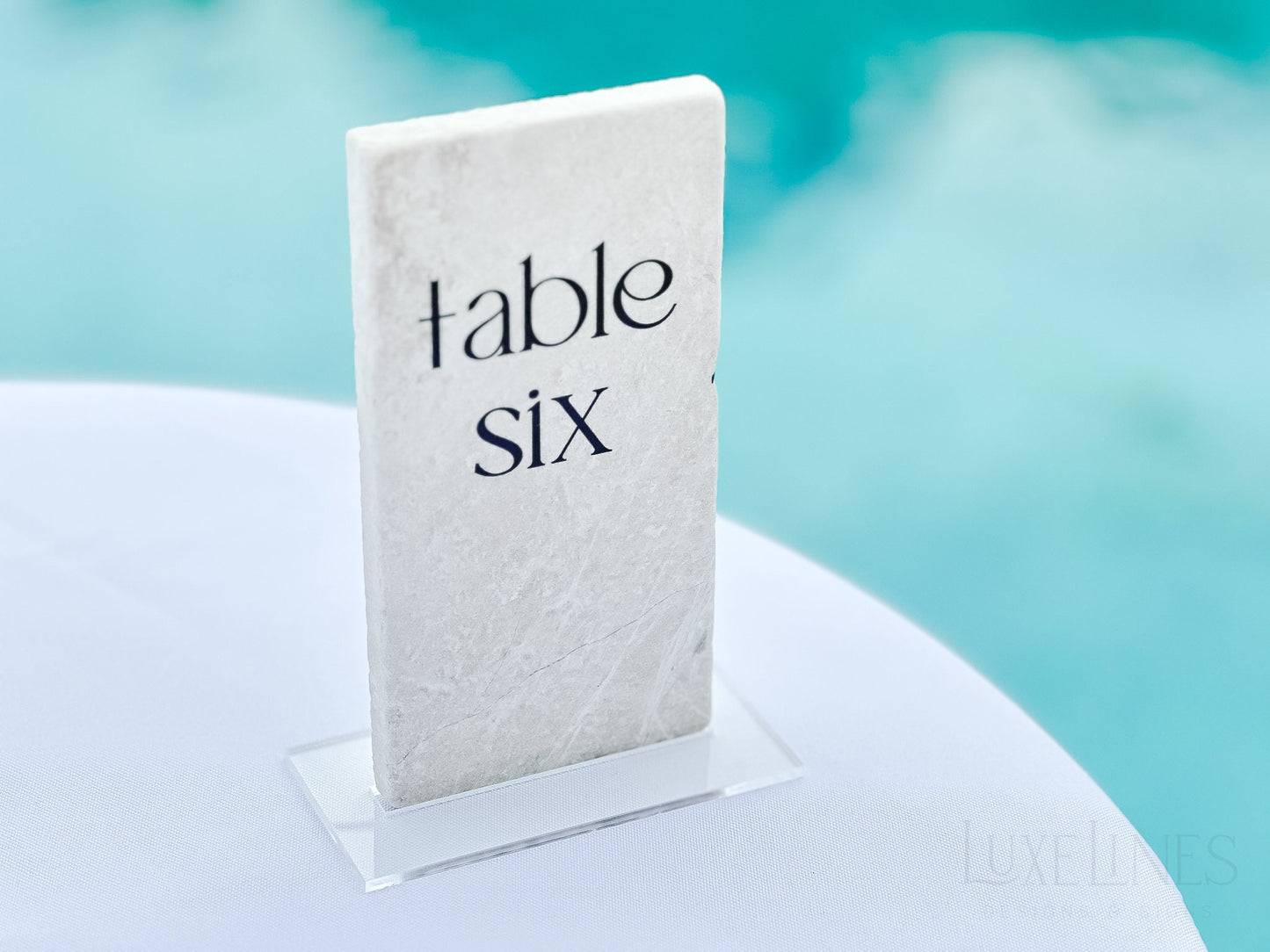 Marble Stone Table Numbers | Wedding Unique Signage | Custom Layered Decor | Table Numbers | Tablescape Decor | Natural Marble Travertine