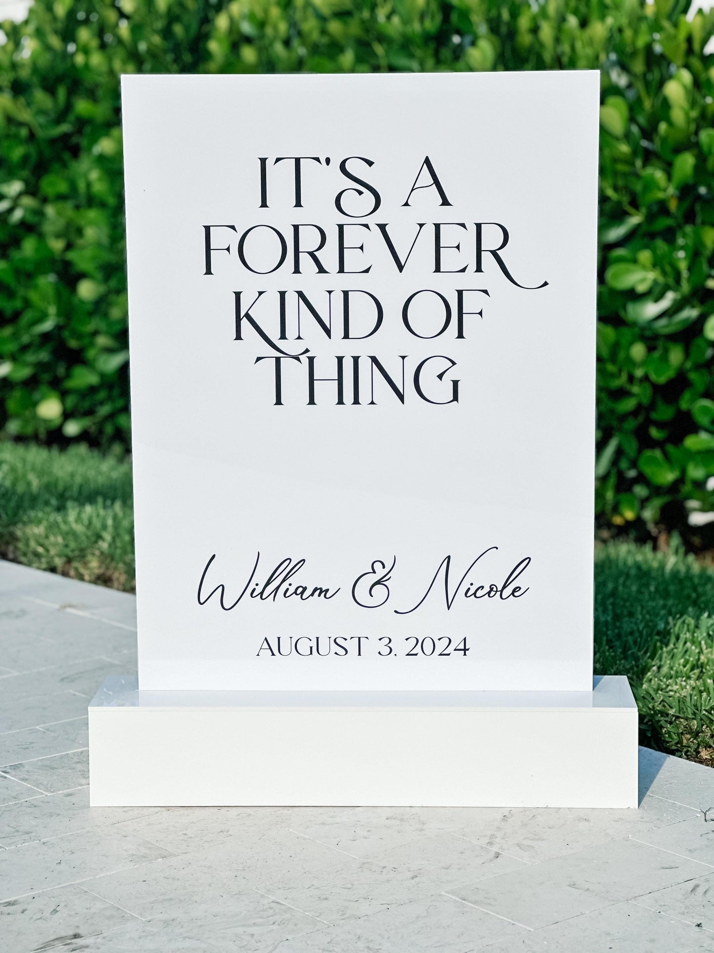 Wedding Welcome Sign |Minimalist Modern Signage | Wedding Signage Welcome Sign | Acrylic Wedding Sign | Wedding Day Decor