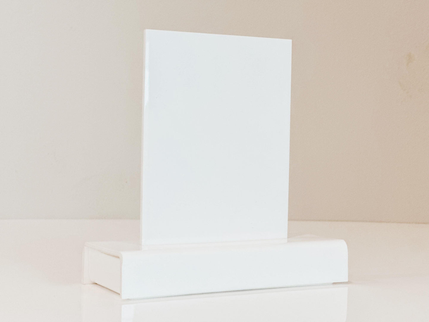 Small Welcome Sign Box Stand | Acrylic Block Stand | Event Sign Base Stand | Welcome Sign Base | Modern Acrylic Sign Stand | Tabletop Decor