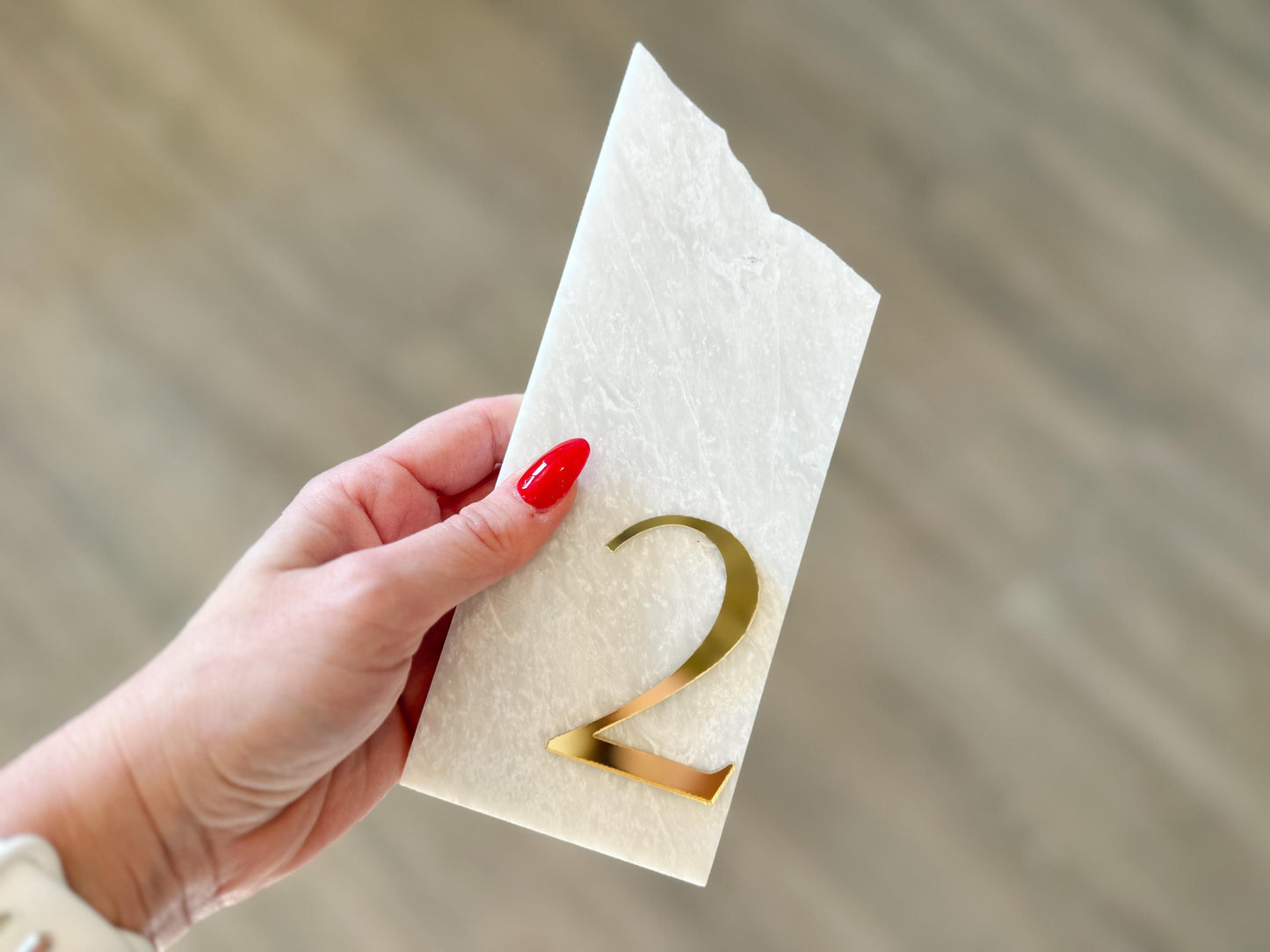 3D Marble Stone Table Numbers | Wedding Unique Signage | Custom Layered Decor | Table Numbers | Tablescape Decor | Natural Marble