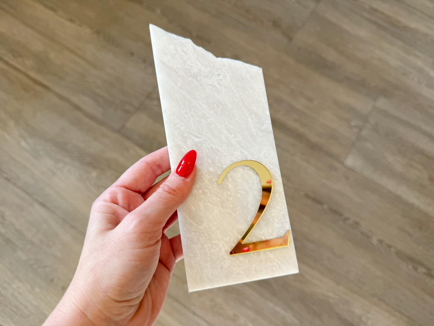 Marble Stone Table Numbers