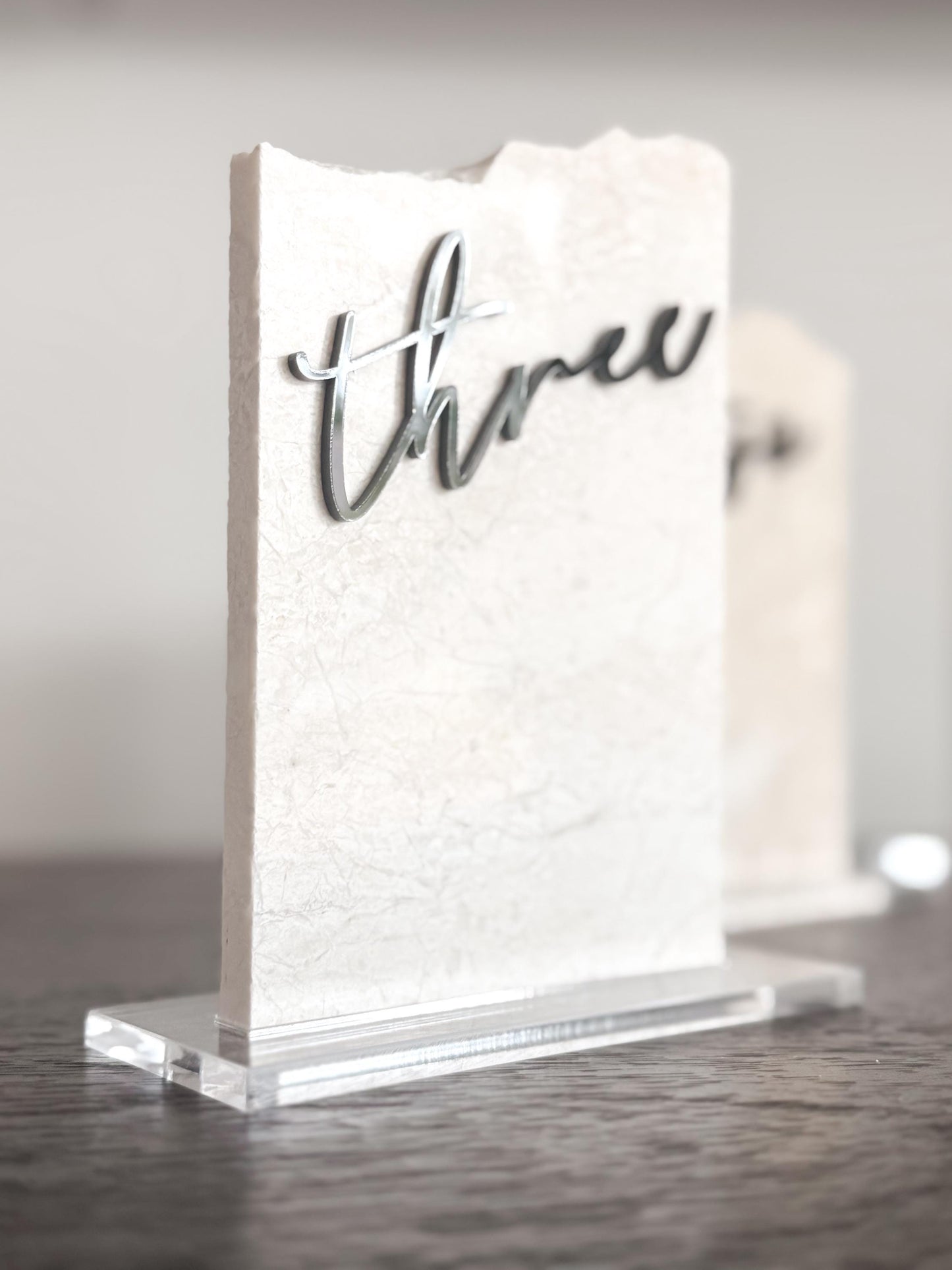 Marble Stone Table Numbers