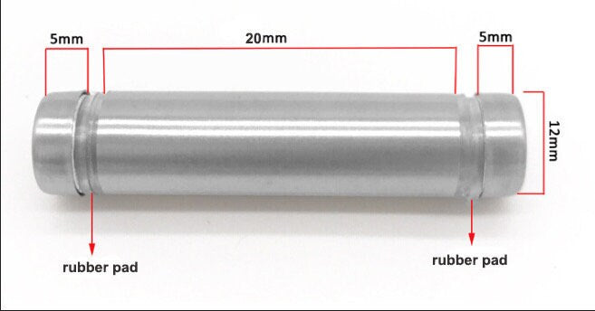 Double Sided Standoffs Gold | Acrylic Frame Signage