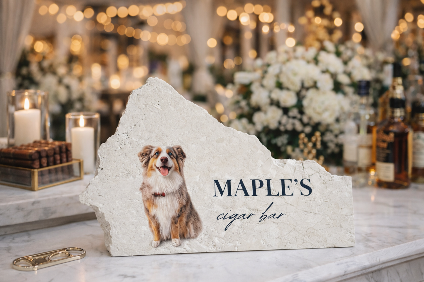Custom Dog Cigar Bar Sign
