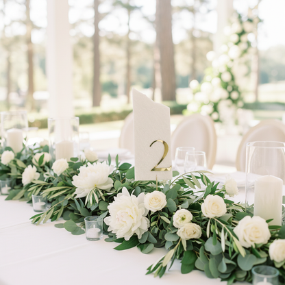 Botanical wedding decor