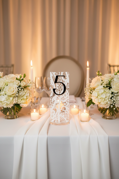 Clean centered composition