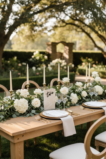 3D Marble Stone Table Numbers