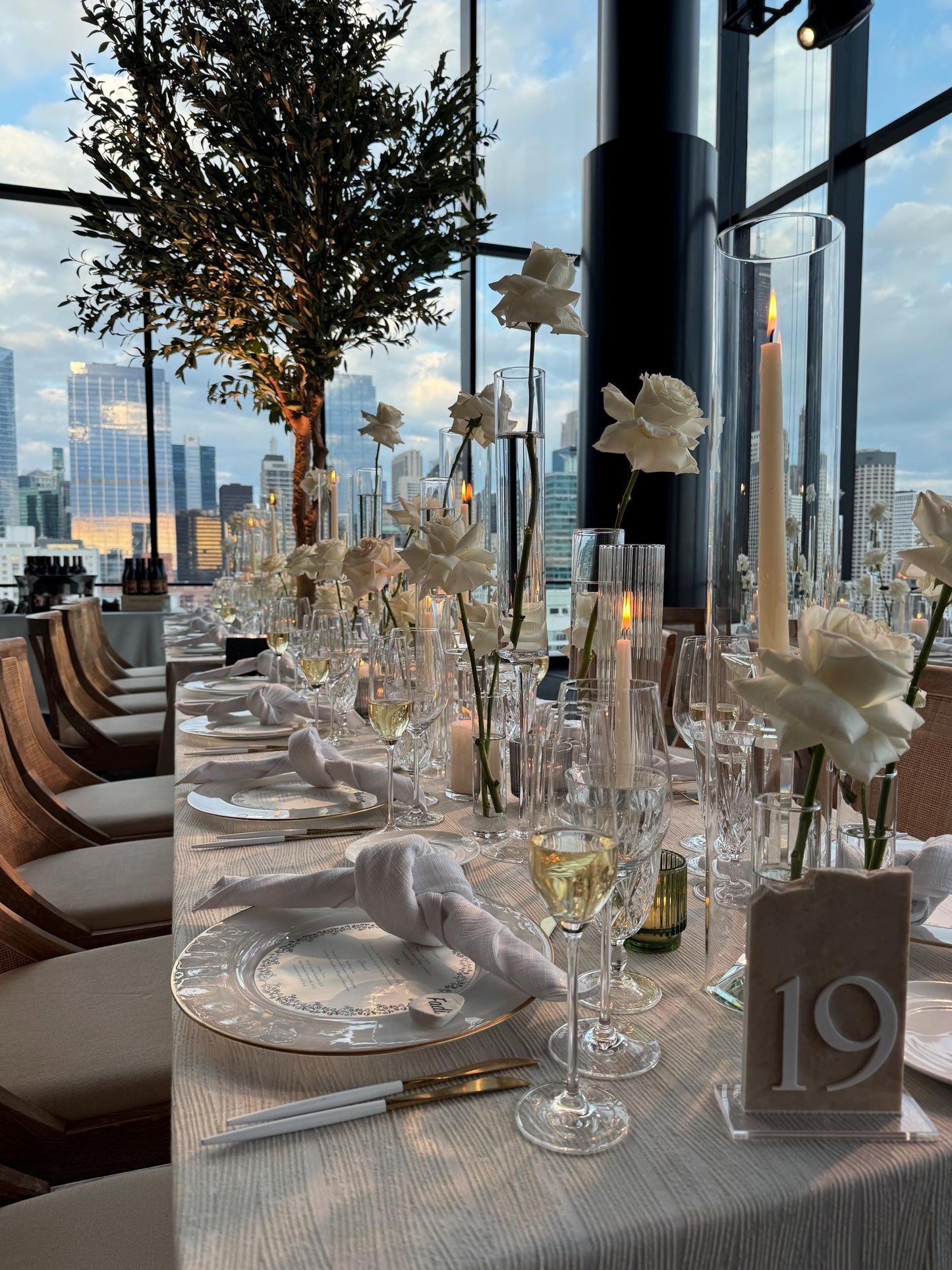 3D Marble Stone Table Numbers