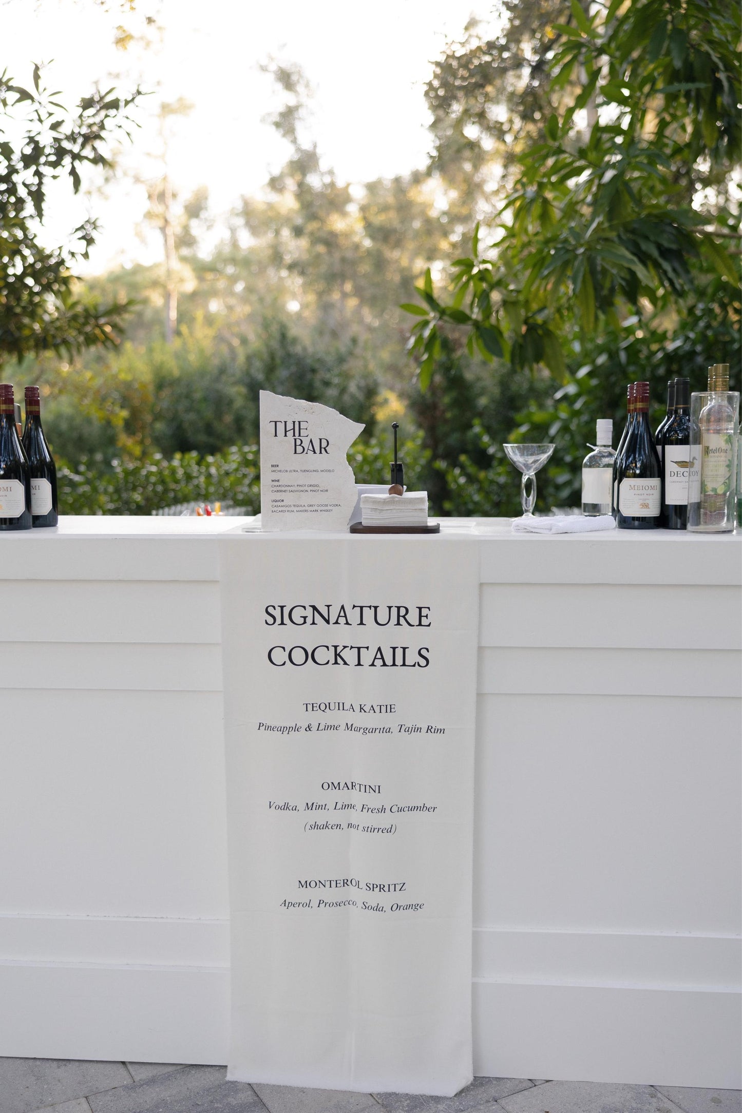 Marble Stone Bar Sign