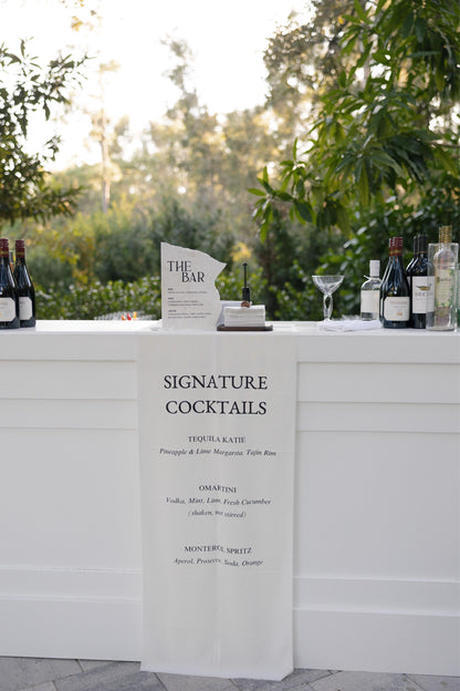 Marble Stone Bar Sign