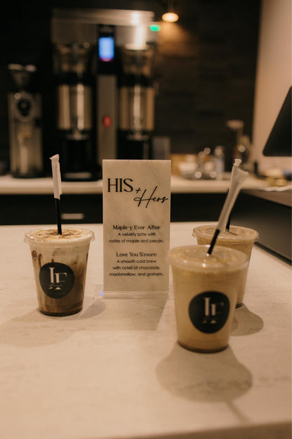 Marble Stone Bar Sign