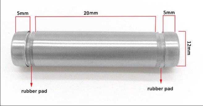 Double Sided Standoffs Gold | Acrylic Frame Signage