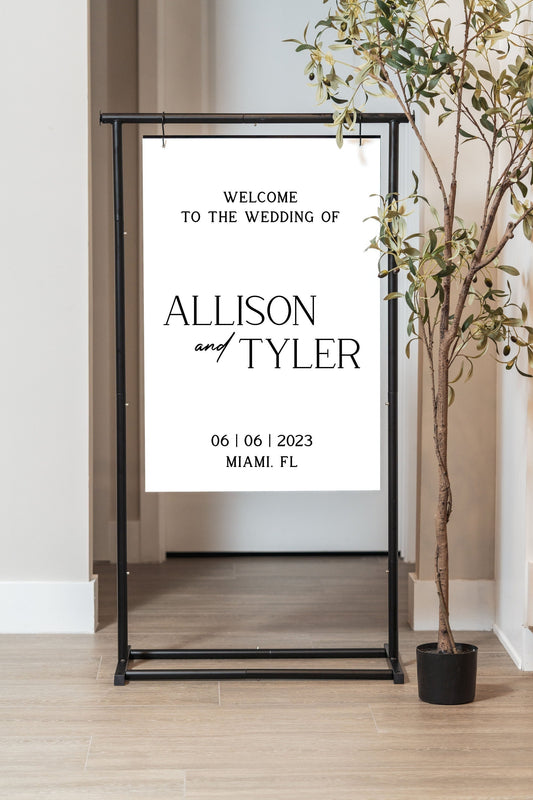 3D Wedding Welcome Sign Gold Mirror |Minimalist Modern Signage | Wedding Signage Welcome Sign | Acrylic Wedding Sign | Mirror welcome sign