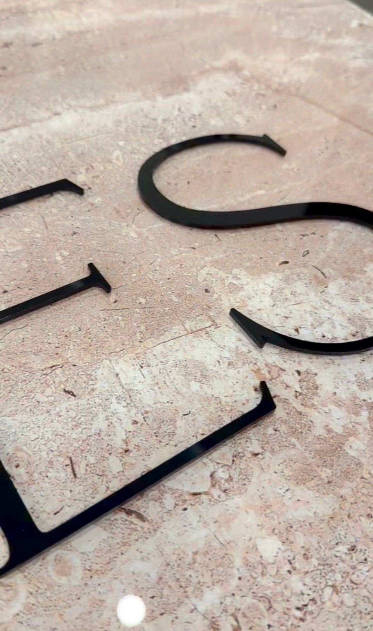 Faux Stone Wedding Welcome Sign | Minimalist Modern Signage | Travertine Wedding Signage Welcome Sign | Acrylic Wedding Sign