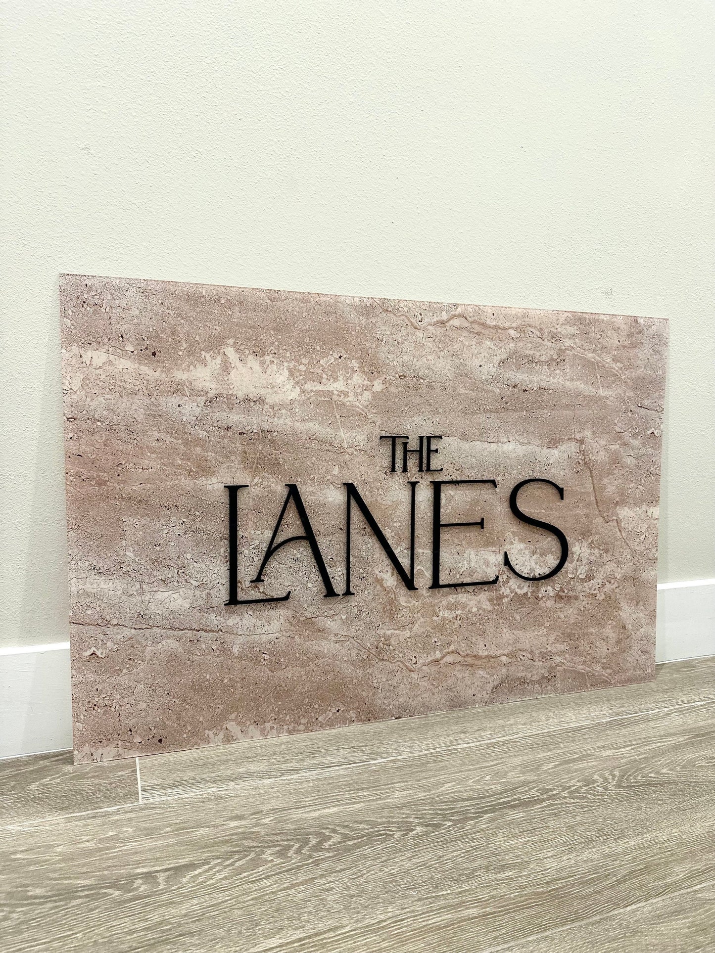Faux Stone Wedding Welcome Sign | Minimalist Modern Signage | Travertine Wedding Signage Welcome Sign | Acrylic Wedding Sign