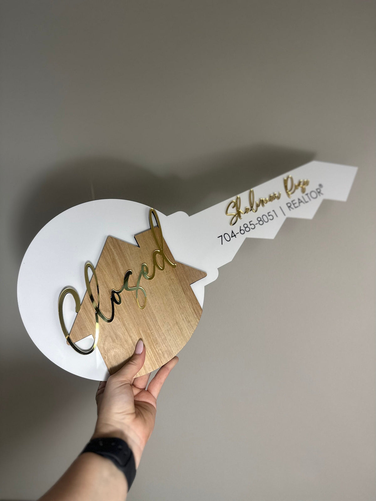 Closed Realtor Key | Gift with House Design – Luxe Lines
