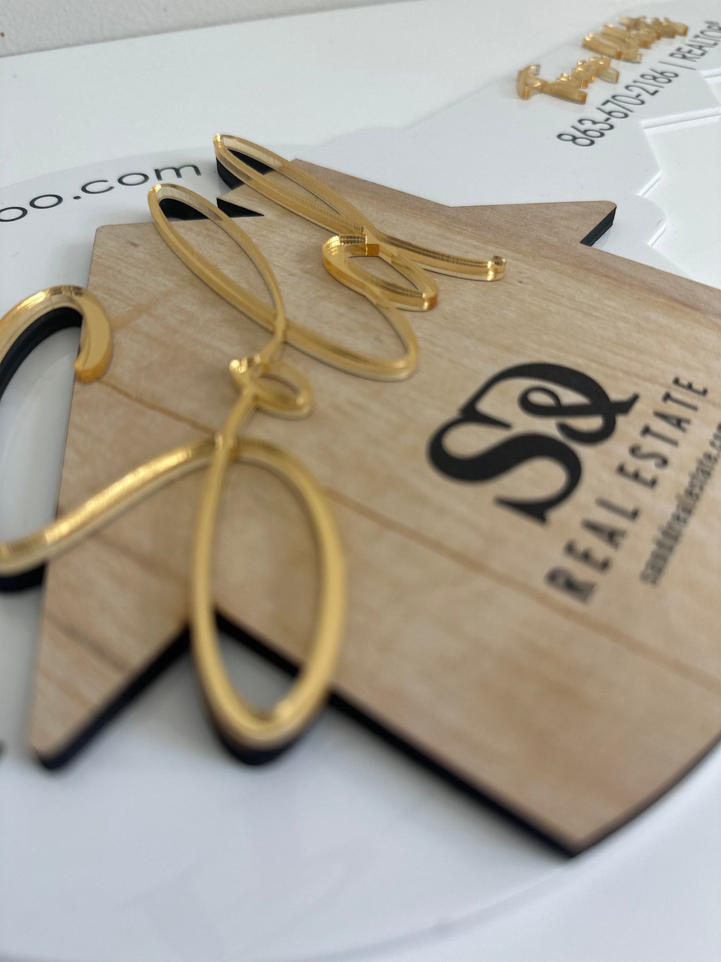 Personalized Realtor Key with Logo