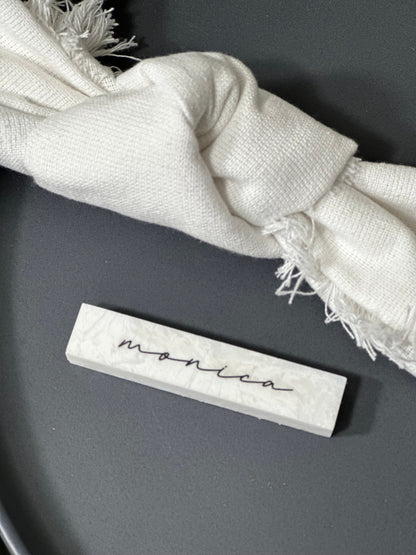 Marble Stone Acrylic Place Card Settings