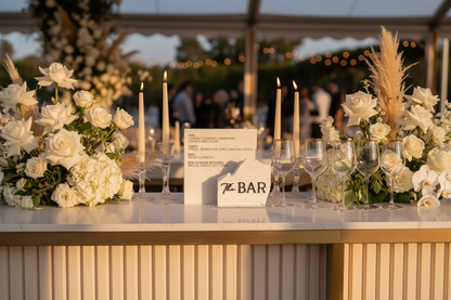 Marble Stone Bar Sign