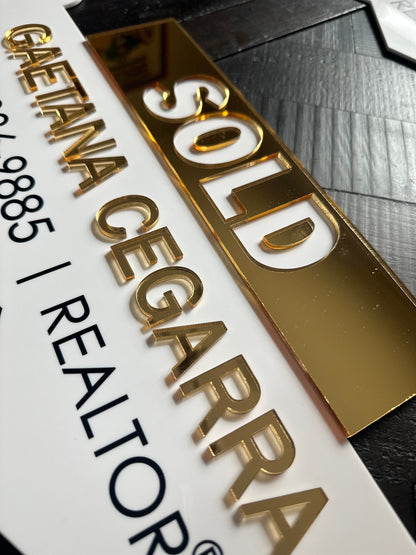 Personalized Realtor Key SOLD