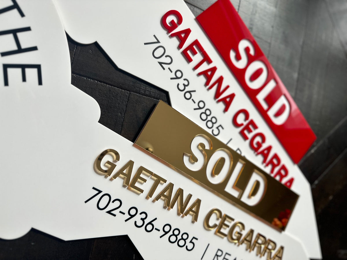 Personalized Realtor Key SOLD