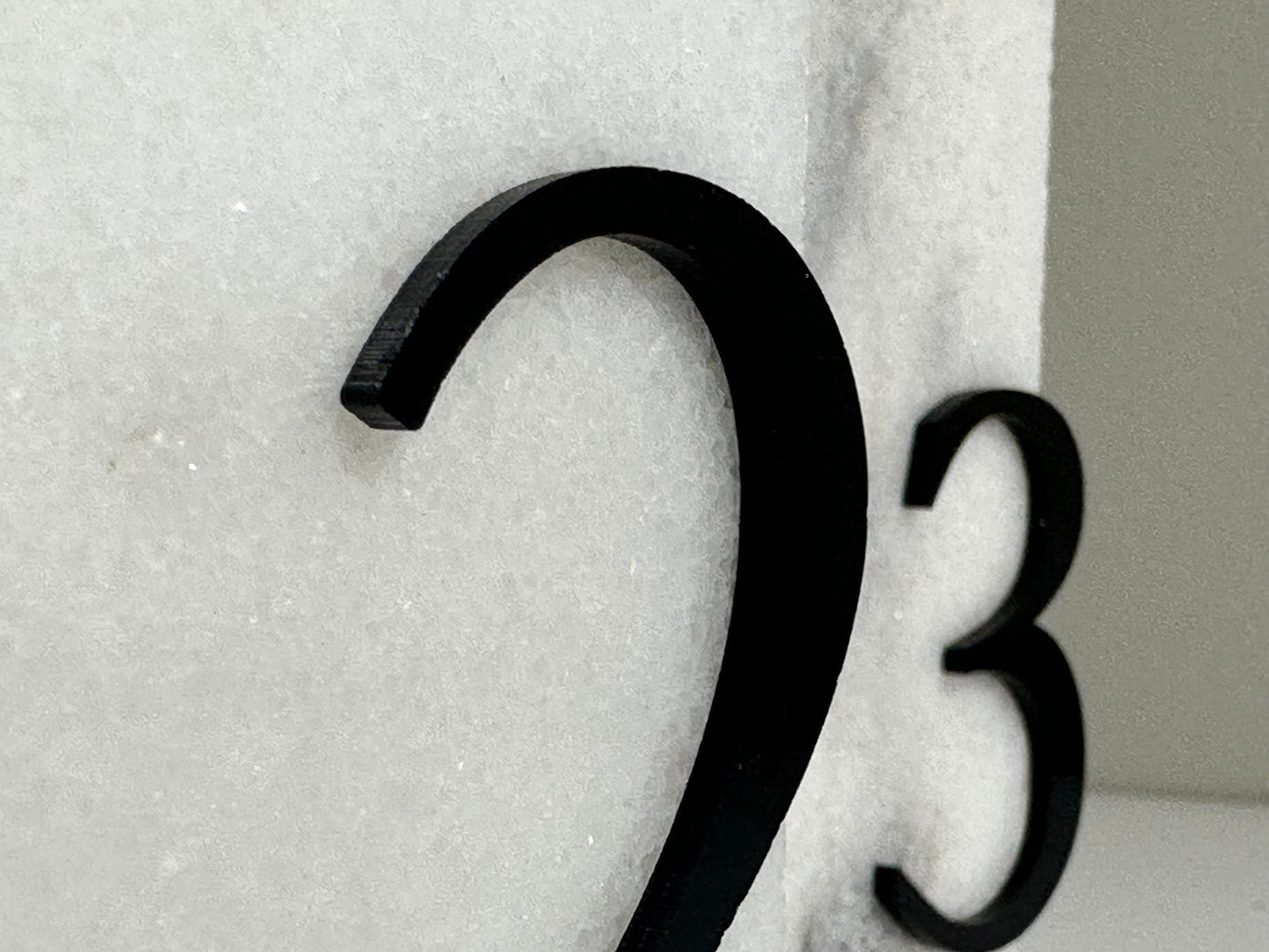 3D Marble Stone Table Numbers | Wedding Unique Signage | Custom Layered Decor | Table Numbers | Tablescape Decor | Natural Marble