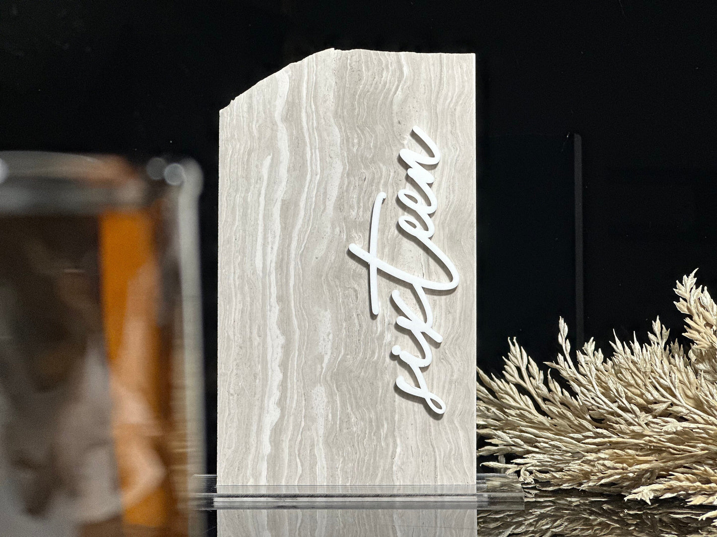 Marble Stone Table Numbers