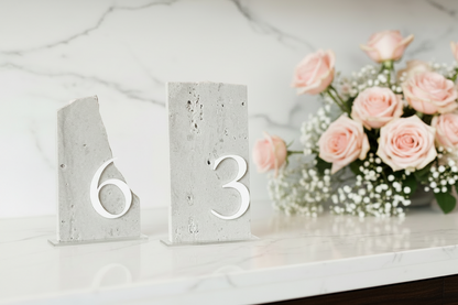 Limestone Stone Table Numbers