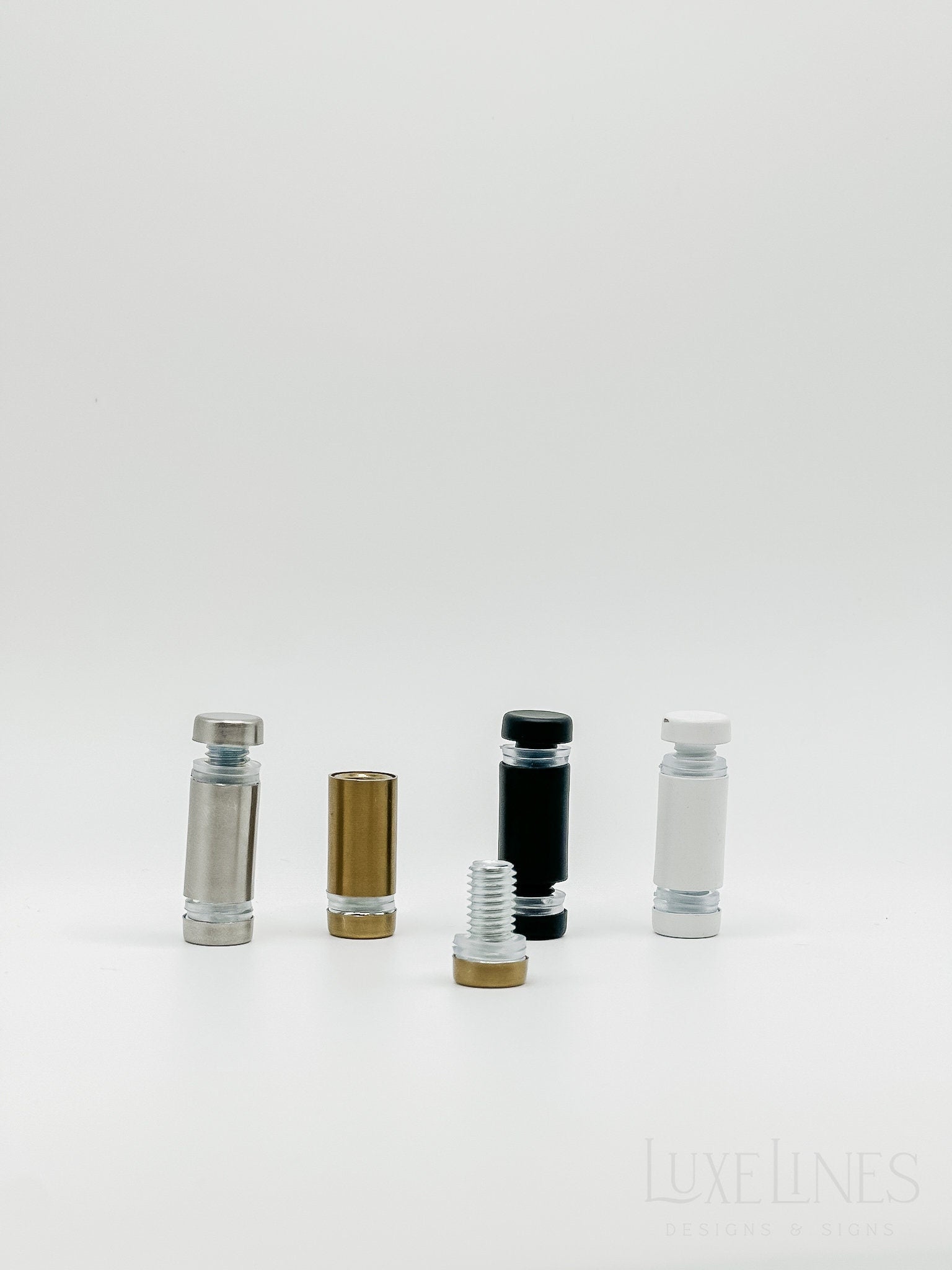 Double Sided Standoffs Gold | Acrylic Frame Signage