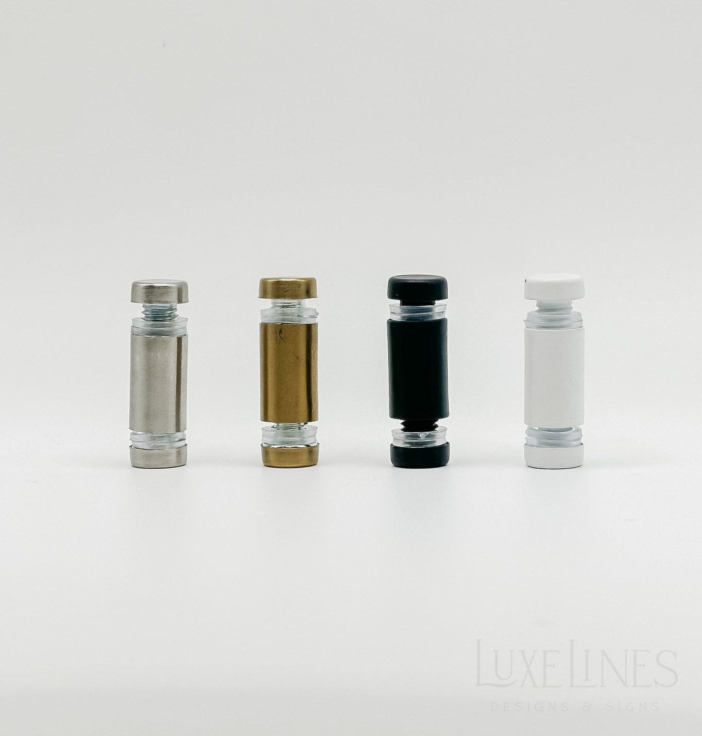 Double Sided Standoffs Gold | Acrylic Frame Signage