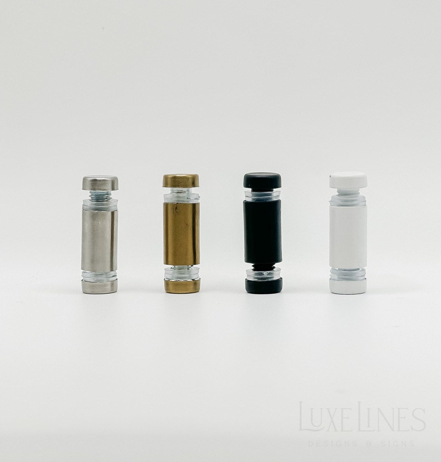 Double Sided Standoffs Gold | Acrylic Frame Signage