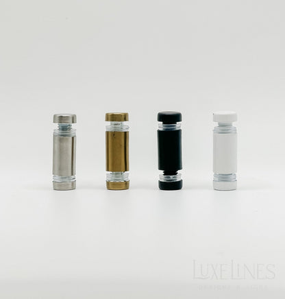 Double Sided Standoffs Gold | Acrylic Frame Signage