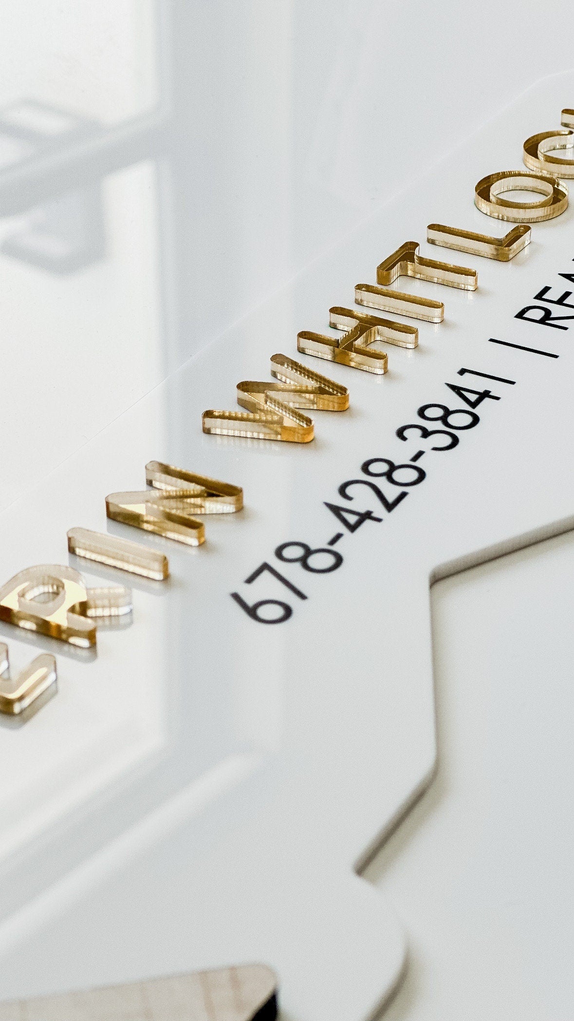 Personalized Realtor Key with Logo