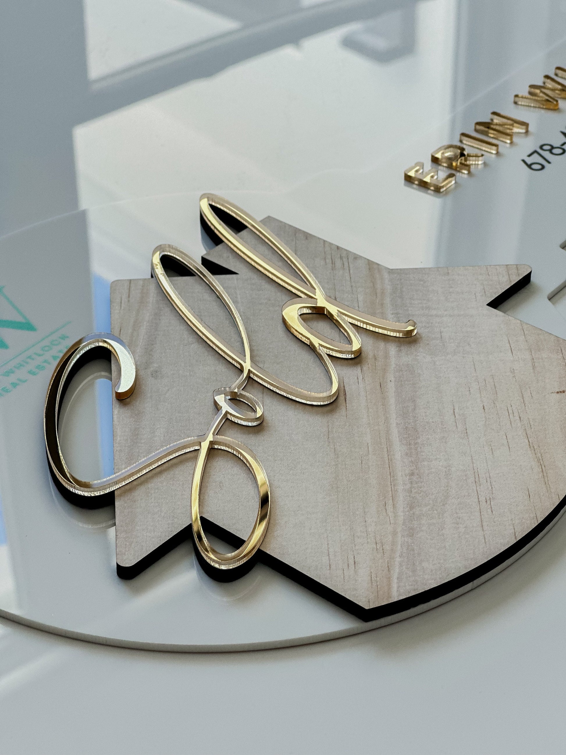 Personalized Realtor Key with Logo