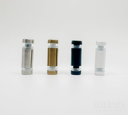 Double Sided Standoffs Gold | Acrylic Frame Signage