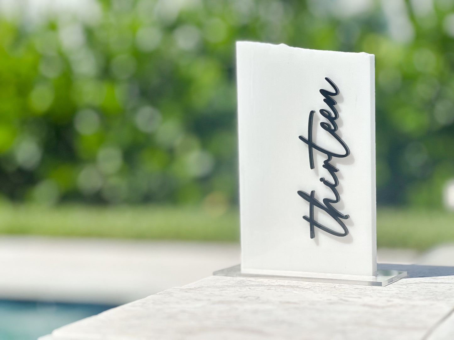 3D Marble Stone Table Numbers | Wedding Unique Signage | Custom Layered Decor | Table Numbers | Tablescape Decor | Natural Marble