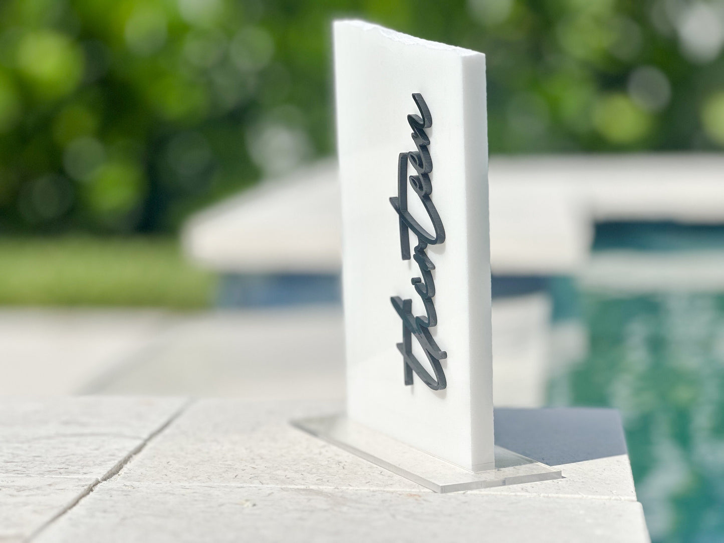 3D Marble Stone Table Numbers | Wedding Unique Signage | Custom Layered Decor | Table Numbers | Tablescape Decor | Natural Marble