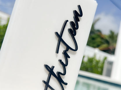 3D Marble Stone Table Numbers | Wedding Unique Signage | Custom Layered Decor | Table Numbers | Tablescape Decor | Natural Marble