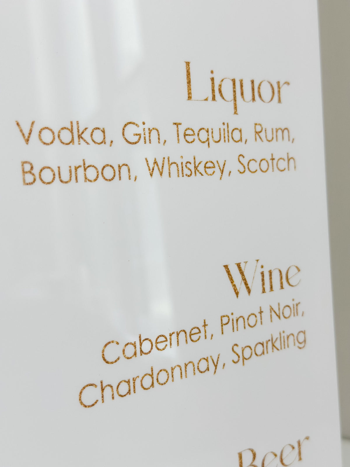 3D Acrylic Bar Sign | Wedding Unique Signage | Mimosa Layered Decor | Menu sign | Drink Sign | Wedding Reception Decor