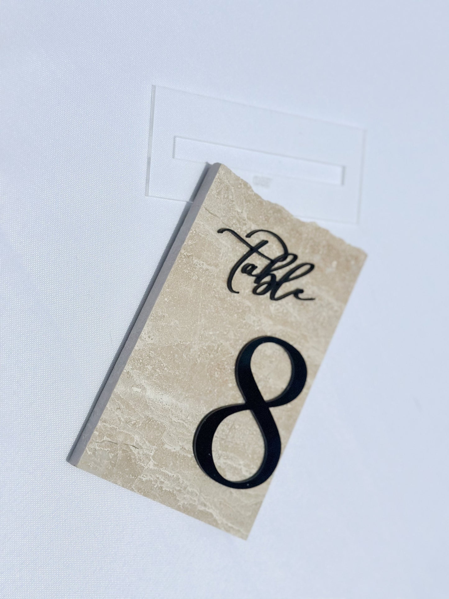 3D Marble Stone Table Numbers