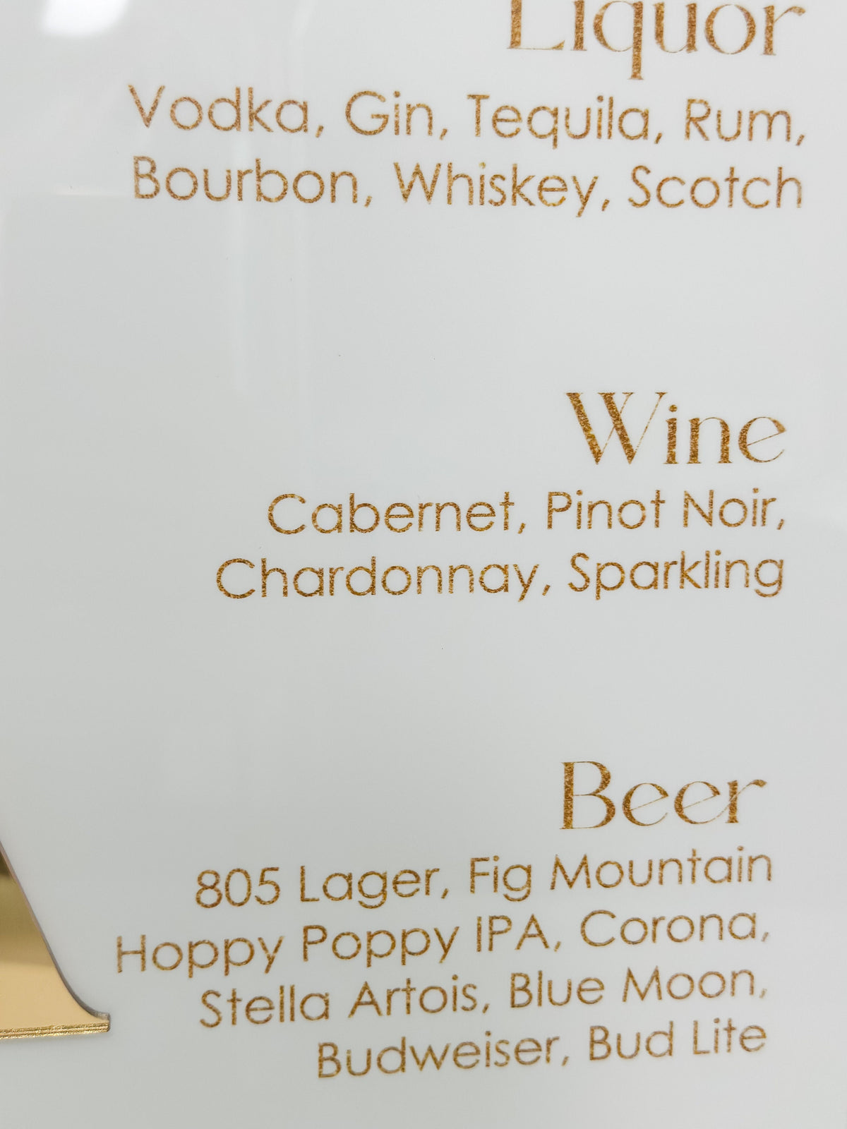 3D Acrylic Bar Sign | Wedding Unique Signage | Mimosa Layered Decor | Menu sign | Drink Sign | Wedding Reception Decor