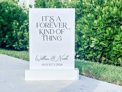 Welcome Sign Box Stand | Acrylic Block Stand | Event Sign Base Stand | Welcome Sign Base | Modern Acrylic Sign Stand | Seating Chart Stand