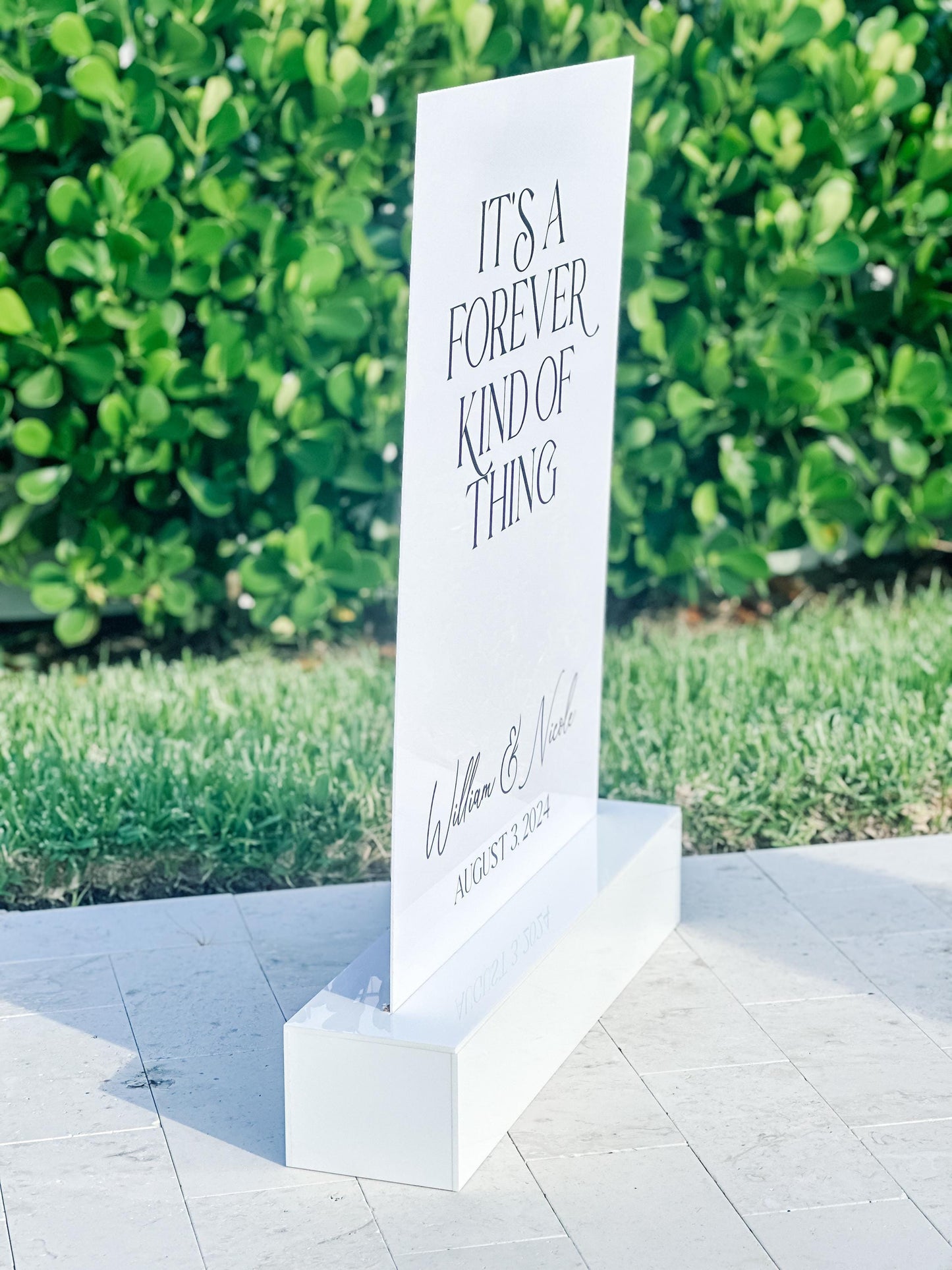 Wedding Welcome Sign |Minimalist Modern Signage | Wedding Signage Welcome Sign | Acrylic Wedding Sign | Wedding Day Decor