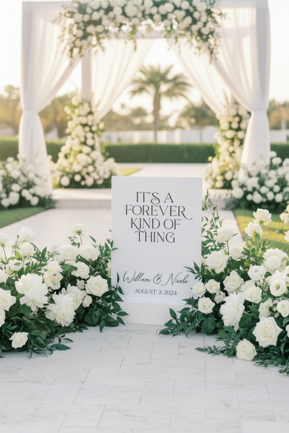 Wedding Welcome Sign