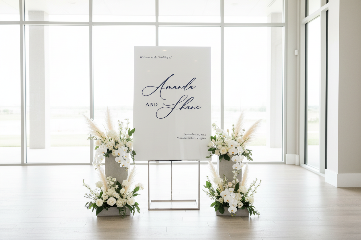 Wedding Welcome Sign