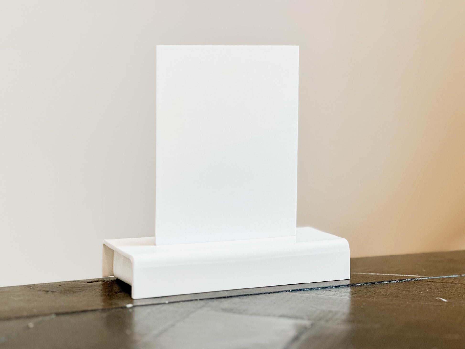 Small Welcome Sign Box Stand | Acrylic Block Stand | Event Sign Base Stand | Welcome Sign Base | Modern Acrylic Sign Stand | Tabletop Decor