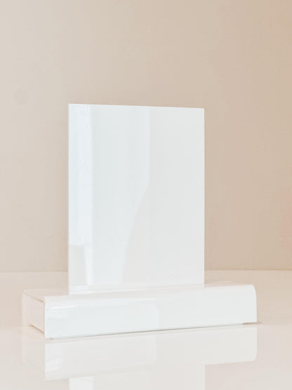 Small Welcome Sign Box Stand | Acrylic Block Stand | Event Sign Base Stand | Welcome Sign Base | Modern Acrylic Sign Stand | Tabletop Decor