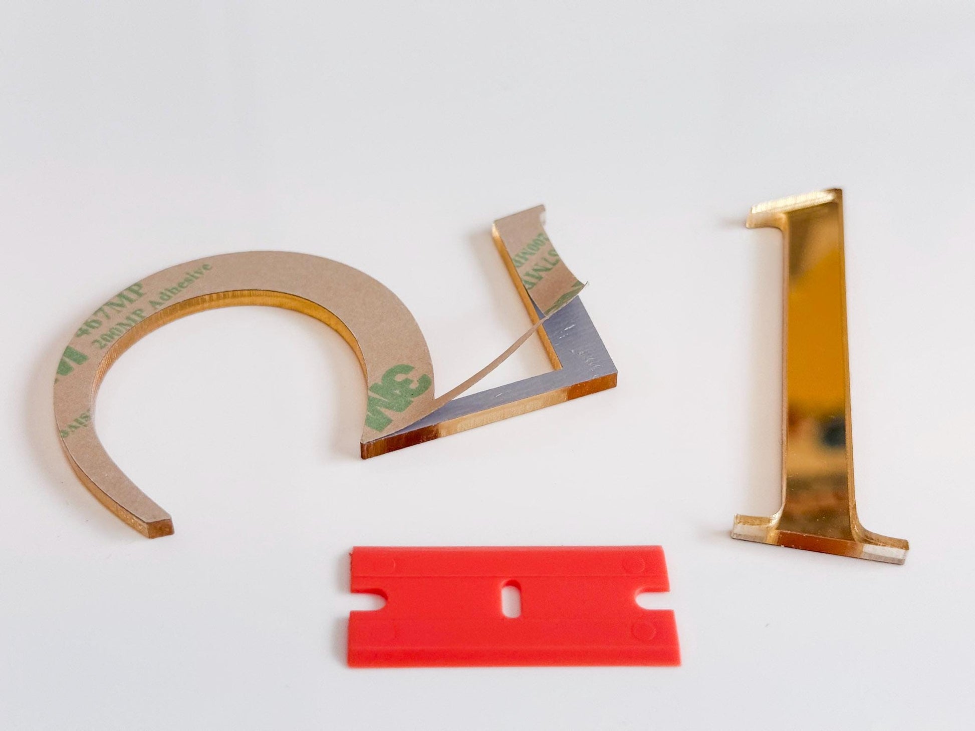 3D Wedding Table Numbers
