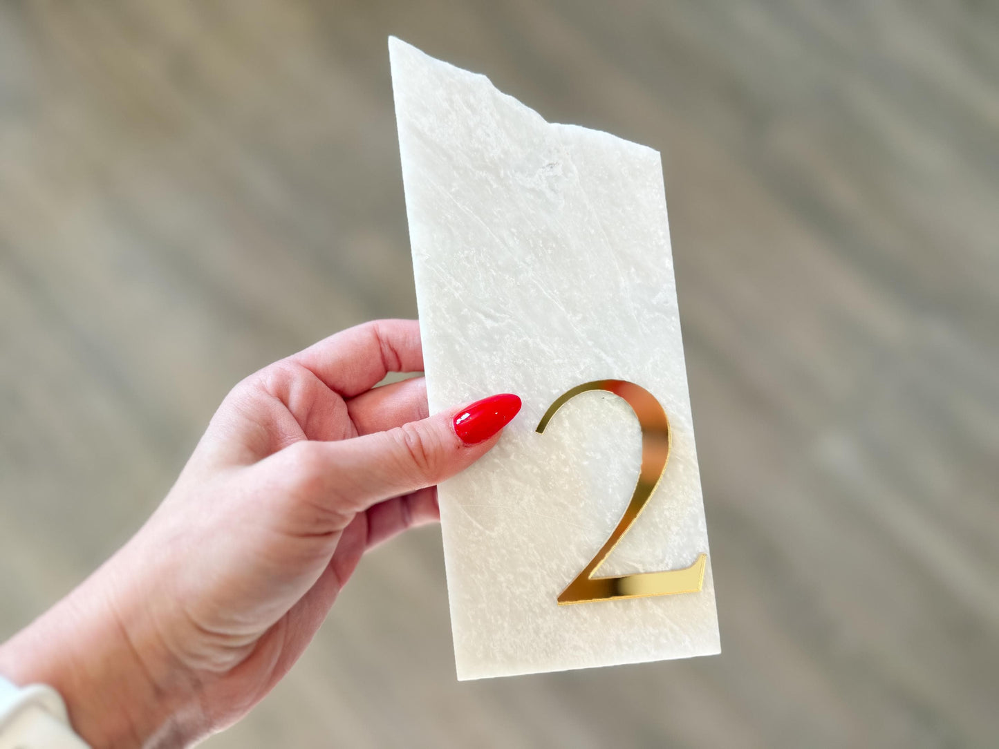 Marble Stone Table Numbers